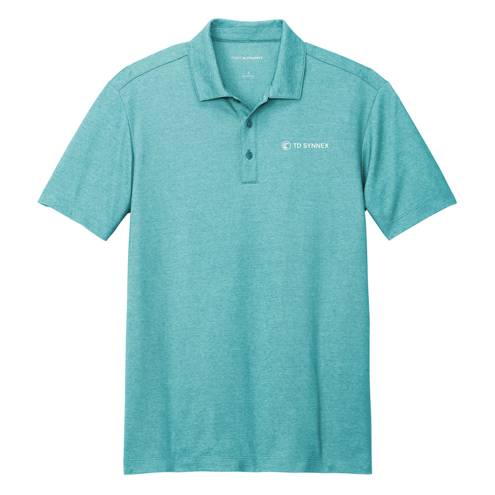 PORT AUTHORITY FINE PIQUE BLEND POLO - MENS